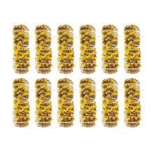 Load image into Gallery viewer, 12pk Sage w/Yellow Sinuata Smudge Stick on a white background - Down To Earth