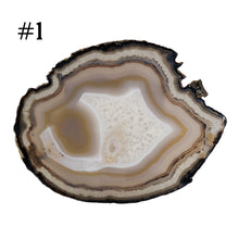 Load image into Gallery viewer, #1 Premiere Large Agate Slice on a white background - Down To Earth