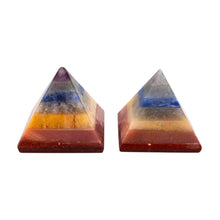 Load image into Gallery viewer, 35mm Chakra Pyramids - Down To Earth New Age Healing website