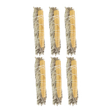 Load image into Gallery viewer, 6ct White Sage w/Palo Santo Smudge Stick on a white background - Down to Earth