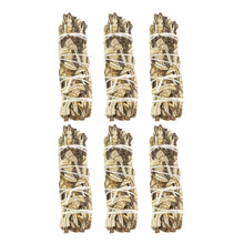 Load image into Gallery viewer, 6pk Yerba Santa Smudge Stick on a white background - Down To Earth