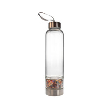 Load image into Gallery viewer, 7 Chakra Crystal Chip Water Bottle - Down To Earth