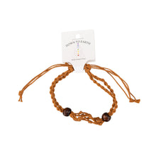 Load image into Gallery viewer, Brown Adjustable Crystal Holder Bracelet - Down To Earth