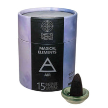 Load image into Gallery viewer, Air Lavender & Rosemary Magical Elements Incense Cones - Down To Earth