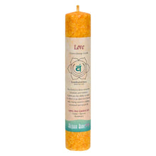 Load image into Gallery viewer, Aloha Bay Sacral Chakra Pillar Candle: Love - Down To Earth