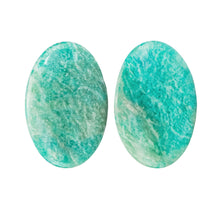 Load image into Gallery viewer, Amazonite Palm Stone group photo displayed on a white background - Down To Earth