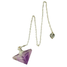 Load image into Gallery viewer, Amethyst Pyramid Pendulum - Down To Earth