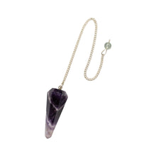 Load image into Gallery viewer, Amethyst Faceted Pendulum - Down To Earth