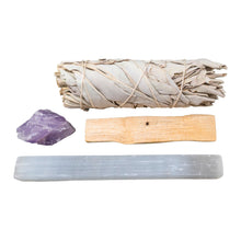 Load image into Gallery viewer, Amethyst Smudging Kit - Down To Earth