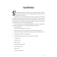Load image into Gallery viewer, Astrology for Real Life: A Workbook for Beginners by Theresa Reed Birth Chart - Down To Earth