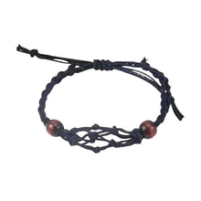 Load image into Gallery viewer, Black Interchangeable Crystal Holder Bracelet - Down To Earth