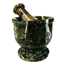 Load image into Gallery viewer, Black Zebra 5" Mortar & Pestle - Down To Earth