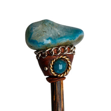 Load image into Gallery viewer, Blue Agate Crystal Hair Stick - Down To Earth