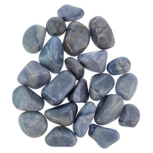 Load image into Gallery viewer, Blue Aventurine Tumbled on a white background - Down to Earth