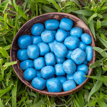 Load image into Gallery viewer, Blue Howlite Tumbled in Coconut Bowl - Down To Earth