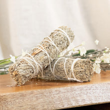 Load image into Gallery viewer, Blue Sage Stick Group Picture with Flower Background - Down To Earth