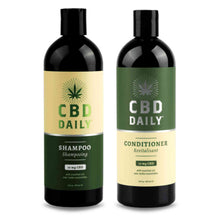 Load image into Gallery viewer, CBD Daily Shampoo and Conditioner - Down To Earth