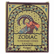 Load image into Gallery viewer, Capricorn Sandal Zodiac Incense Cones - Down To Earth