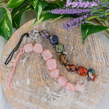 Load image into Gallery viewer, Car Mobile Rose Quartz and Chakra Group styled photo - Down to Earth
