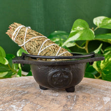 Load image into Gallery viewer, Cast Iron 3" Pentagram Cauldron Styled - Down To Earth