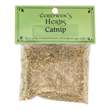 Load image into Gallery viewer, Ceridwen's Catnip Herbs front side of the packaging on a white background - Down To Earth