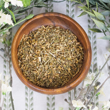 Load image into Gallery viewer, Ceridwen's Catnip Herbs top down with plants on a style background - Down To Earth