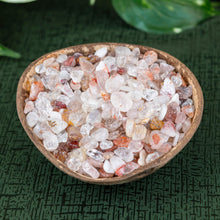 Load image into Gallery viewer, Fire Quartz Crystal Chips in a coconut shell styled photo - Down to Earth