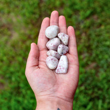 Load image into Gallery viewer, Cinnabar Tumbled in a the Palm of a Hand - Down To Earth