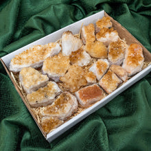 Load image into Gallery viewer, "Citrine Flat on a green cloth," - Down to Earth.