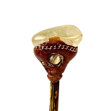 Load image into Gallery viewer, Clear Quartz Crystal Hair Stick - Down To Earth