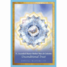 Load image into Gallery viewer, Crystal Mandala Unconditional Trust Oracle Card - Down To Earth