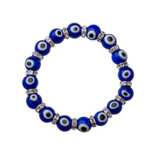 Load image into Gallery viewer, Dark Blue Evil Eye Bracelet Beaded Bracelets - Down To Earth