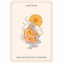 Load image into Gallery viewer, Divine Intuition Solar Plexus Chakra Oracle Card - Down To Earth