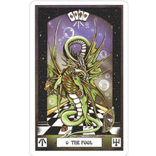 Load image into Gallery viewer, Dragon Tarot Deck The Fool Tarot Card - Down To Earth