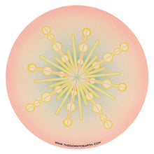 Load image into Gallery viewer, Energy Crystal Grid Mouse Pad on a white background - Down to Earth