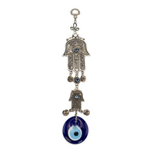 Load image into Gallery viewer, Evil Eye Hamda Hand Protection front facing on a white background - Down To Earth