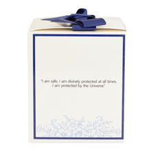 Load image into Gallery viewer, Evil Eye Protection Candle left side of packaging displayed on a white background - Down to Earth
