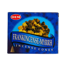 Load image into Gallery viewer, Frankincense-Myrrh HEM Incense Cones - Down To Earth