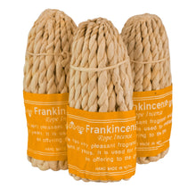 Load image into Gallery viewer, Three Frankincense Rope Incense with White Background - Down To Earth