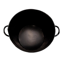 Load image into Gallery viewer, Gardener Select Metal Bucket Planter top down displayed on a white background - Down to Earth