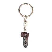 Load image into Gallery viewer, Garnet Phallus Keychain on a white background - Down To Earth