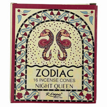 Load image into Gallery viewer, Gemini Night Queen Zodiac Incense Cones - Down To Earth