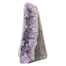 Load image into Gallery viewer, Amethyst Cut Base Geode Cluster Medium on a white background photo - Down to Earth