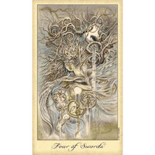 Load image into Gallery viewer, Ghosts and Spirits Tarot Deck Four of Swords Card - Down To Earth