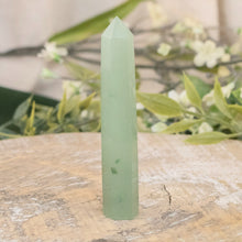 Load image into Gallery viewer, Green Aventurine Obelisk with Style Background - Down To Earth