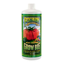 Load image into Gallery viewer, Grow Big Liquid Plant Food front side displayed on a white background - Down to Earth