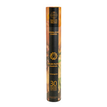 Load image into Gallery viewer, Himalayan Chakra Incense Sticks w/Burner Solar Plexus front side of packaging displayed on a white background - Down To Earth