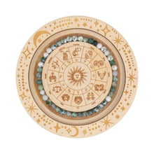 Load image into Gallery viewer, Wooden Jewelry Holder with calendar design with bracelet - Down to Earth