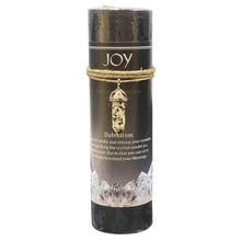 Load image into Gallery viewer, Joy Dalmation Crystal Energy Pillar Candle - Down To Earth