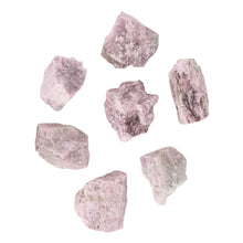 Load image into Gallery viewer, Kunzite Raw displayed on a white background - Down to Earth